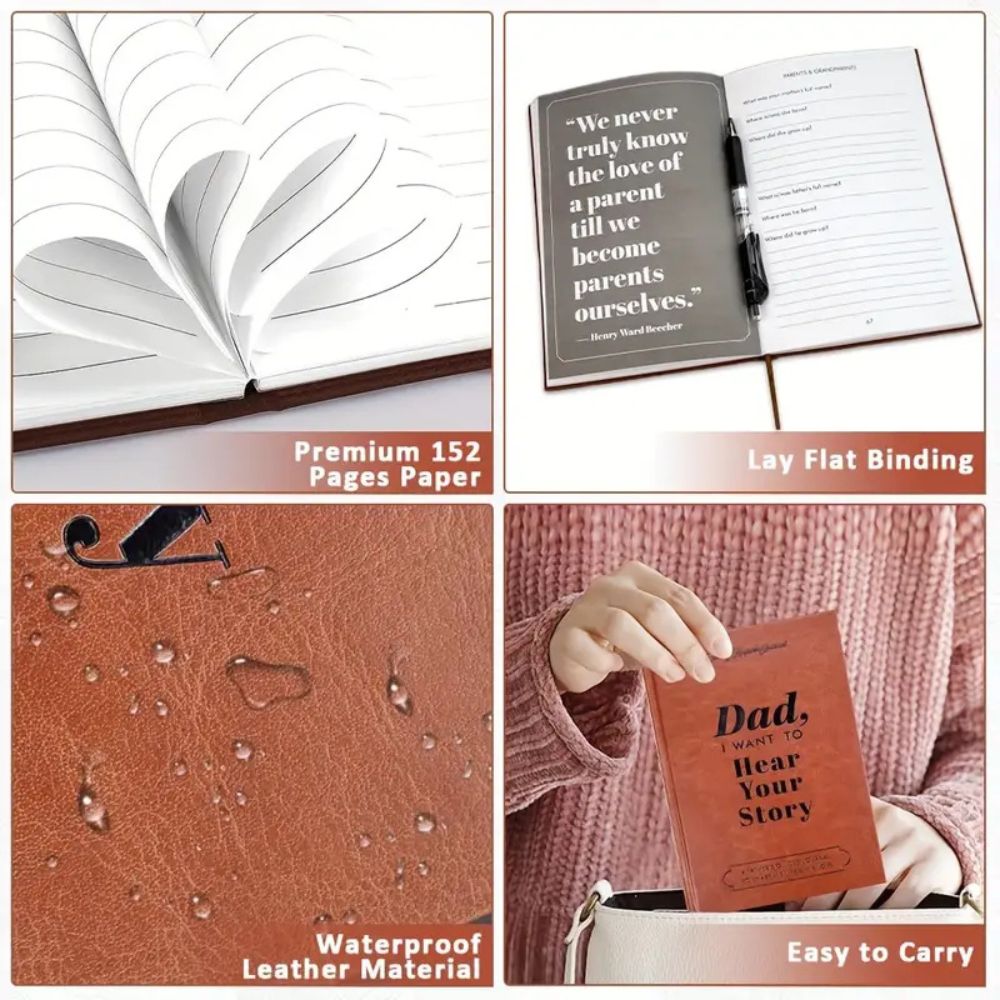 Dad’s Life Story Journal Guided Keepsake - Limited Edition
