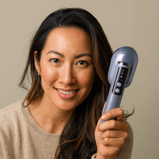 Nolya™ Hair Growth Brush With Red Light & Oil Mist